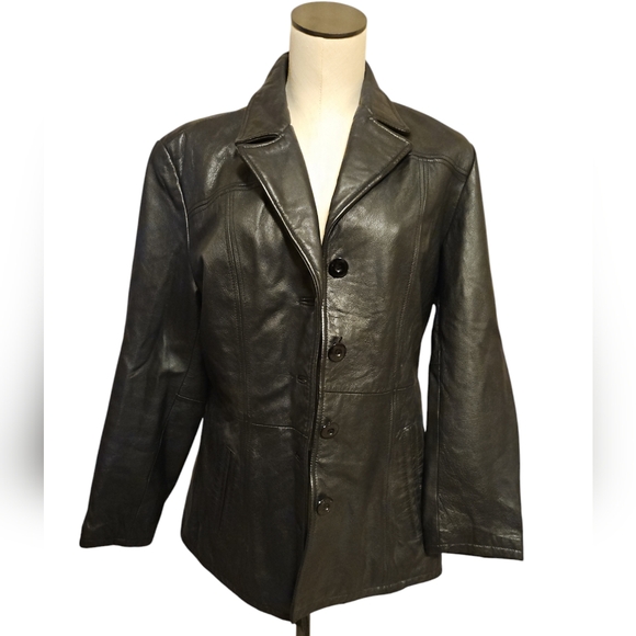 Wilson's Leather jacket. Womens size med. - Picture 1 of 8